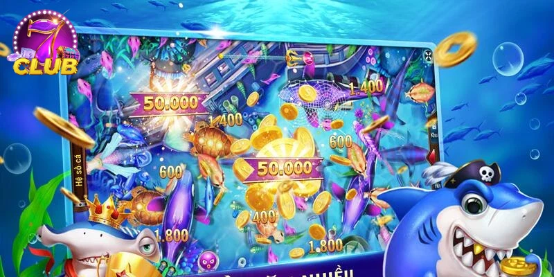 Giao diện bắt mắt của game BẮN CÁ SAO789