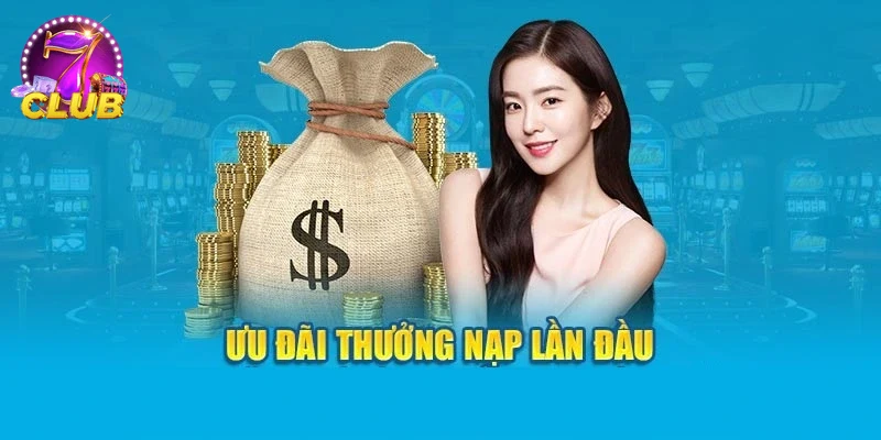Người chơi nhận tiền thưởng KHUYẾN MÃI NẠP ĐẦU hấp dẫn.