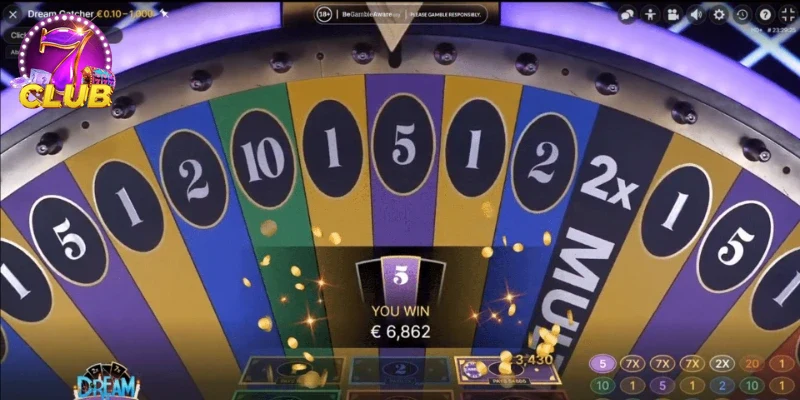 Người chơi tận hưởng cảm giác hồi hộp với Dream Catcher